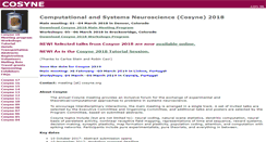 Desktop Screenshot of cosyne.org